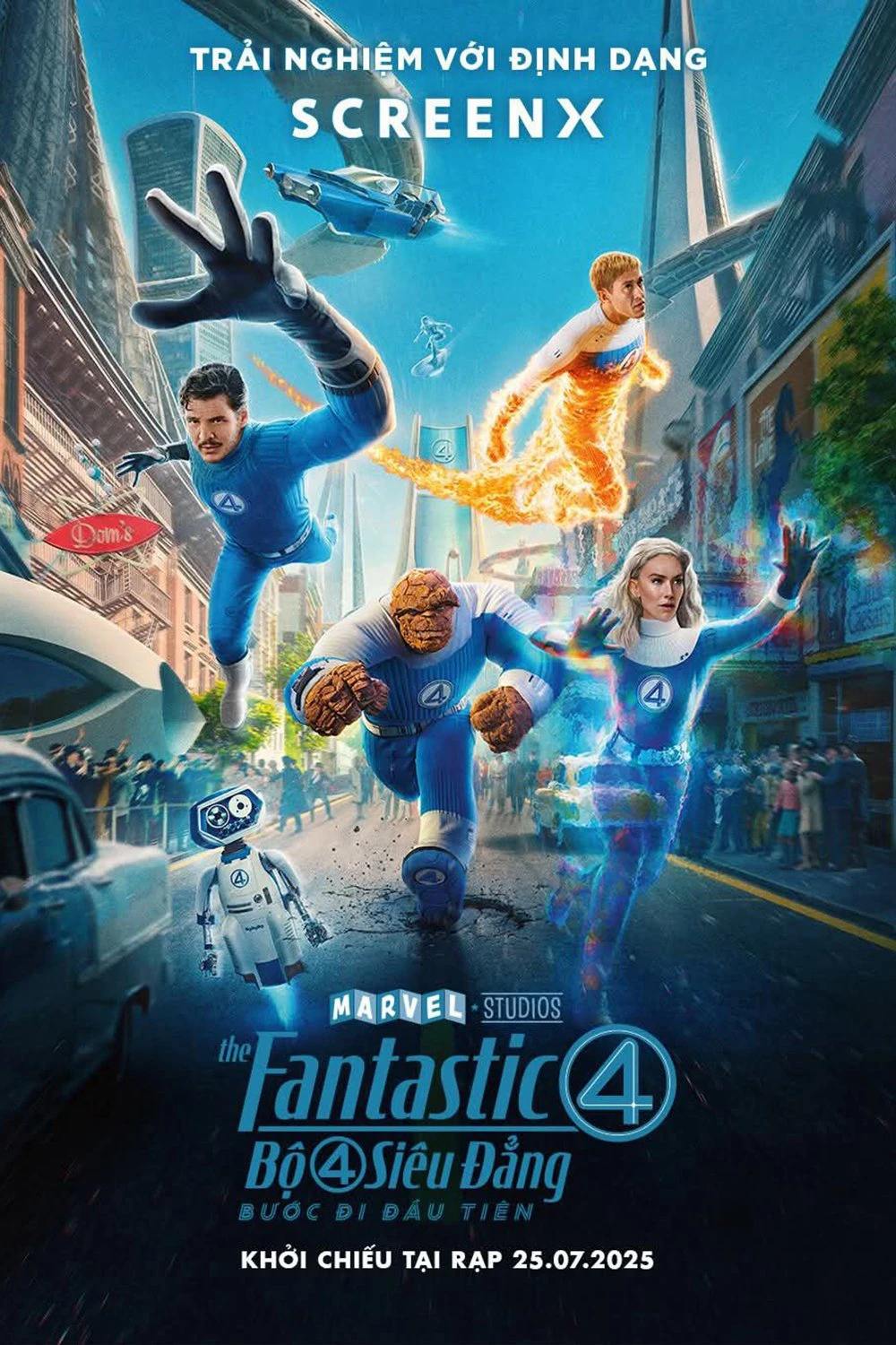 Phim Bộ Tứ Siêu Đẳng: Bước Đi Đầu Tiên - The Fantastic 4: First Steps (2025)