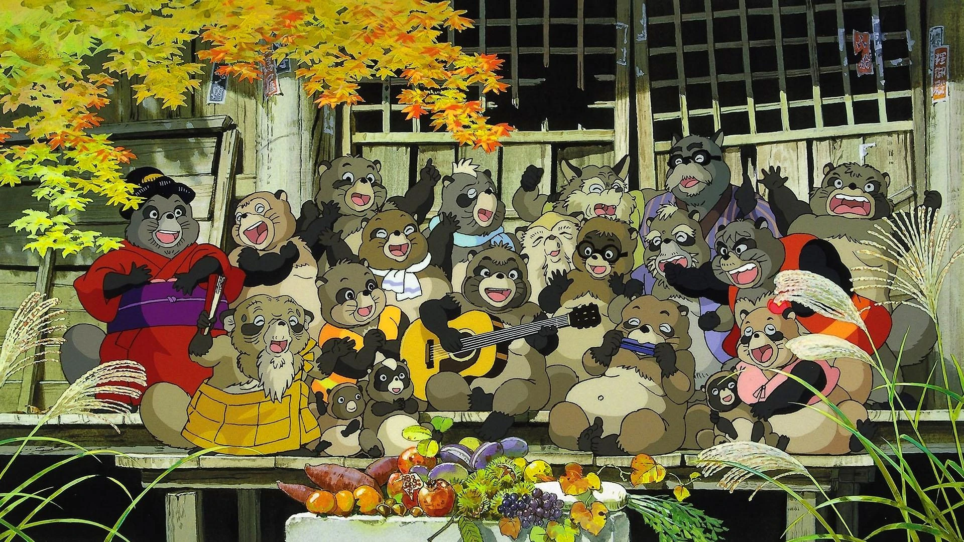 Phim Cuộc Chiến Gấu Trúc - Pom Poko (1994)
