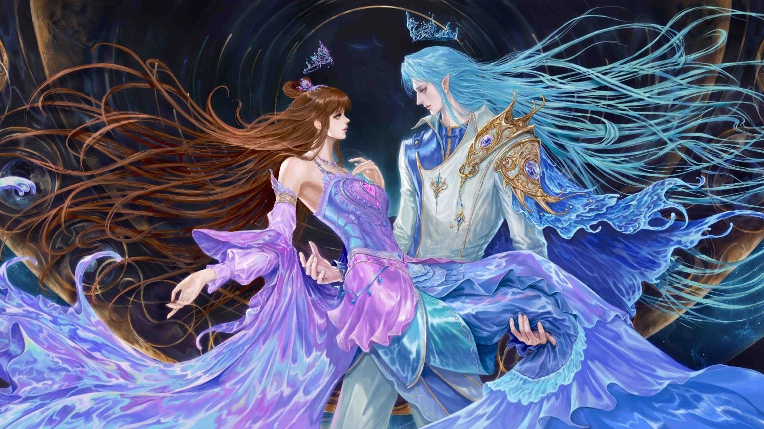 Phim Đế Linh Yêu Mặc Thuỷ Linh Lung - Divine Love Deep Blue (2025)