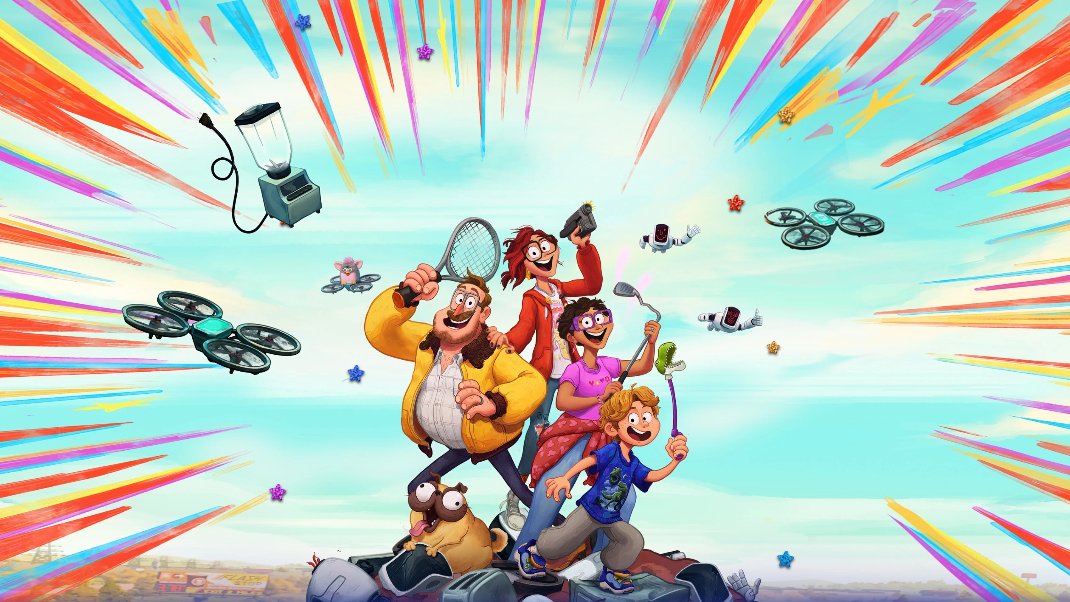 Phim Gia Đình Mitchells: Hành Trình Kết Nối (Nhà Mitchell Đối Đầu Với Máy Móc) - The Mitchells vs. The Machines (2021)