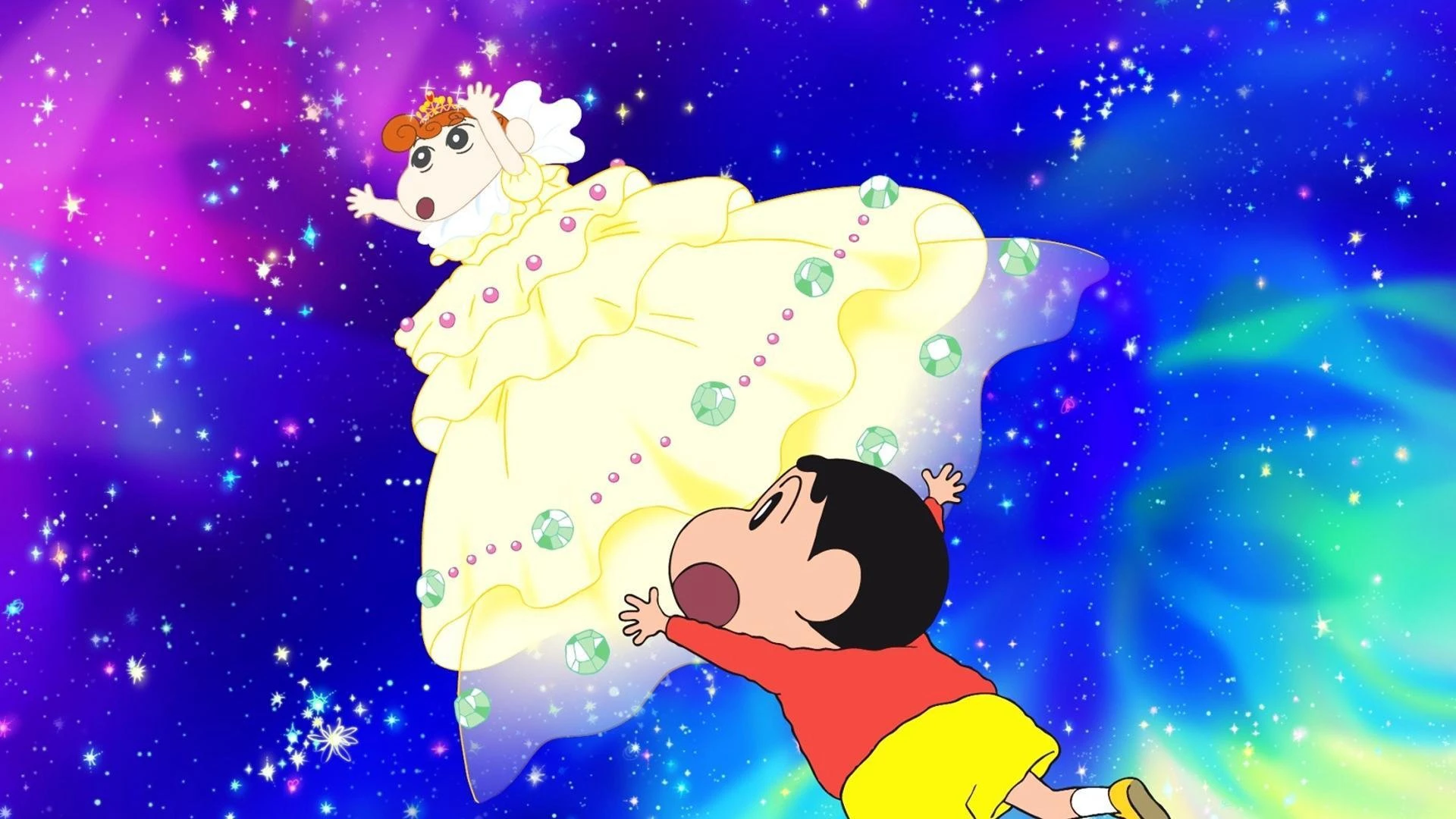 Phim Shin - Cậu Bé Bút Chì 20: Cơn Bão Hung Hăng Gọi Mời! Shin và Công Chúa Vũ Trụ - Crayon Shin-chan: Invoke a Storm! Me and the Space Princess (2012)